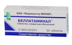 Седативный препарат Беллатаминал