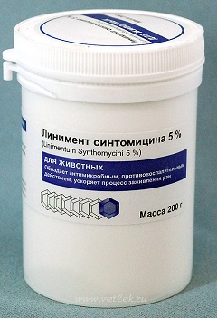 Линимент синтомицина