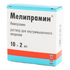 Раствор препарата Мелипрамин для инъекций
