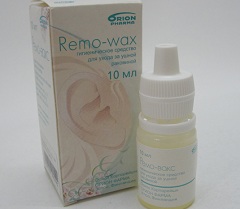 Лекарственная форма Ремо вакса - раствор для закапывания в ушной канал