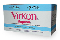 Виркон – порошок для приготовления дезинфицирующего раствора